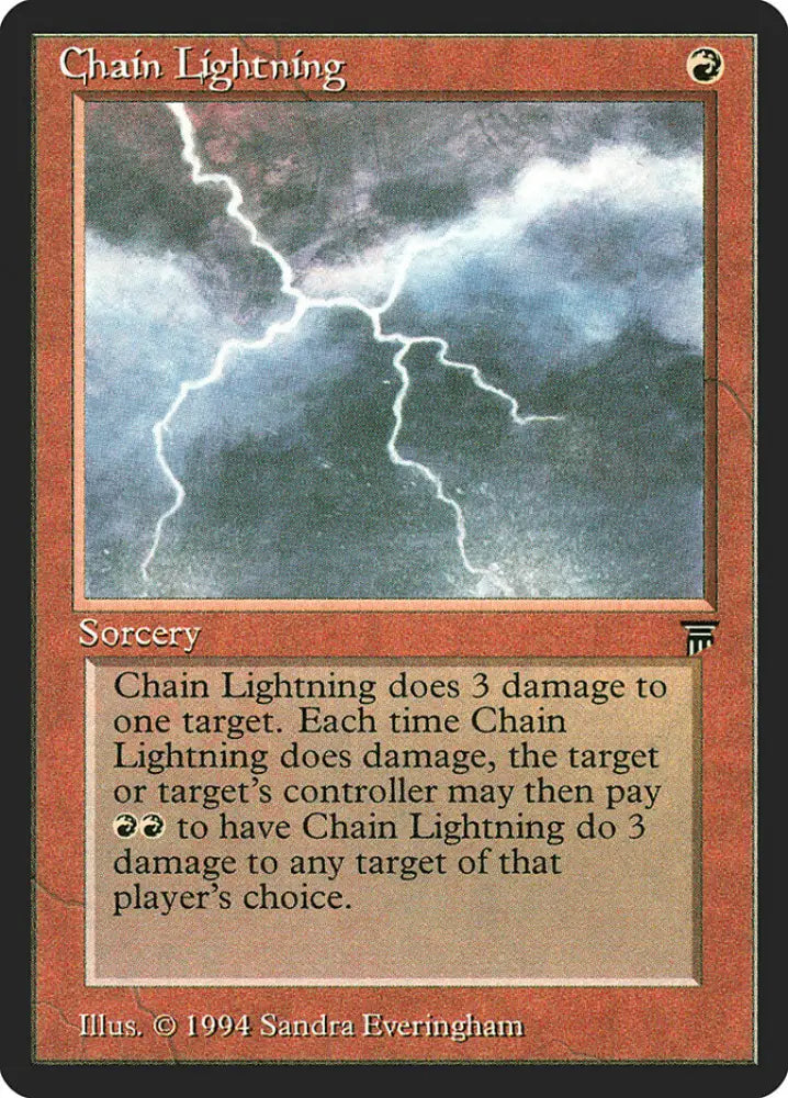 Chain Lightning [Legends] - MTG Single