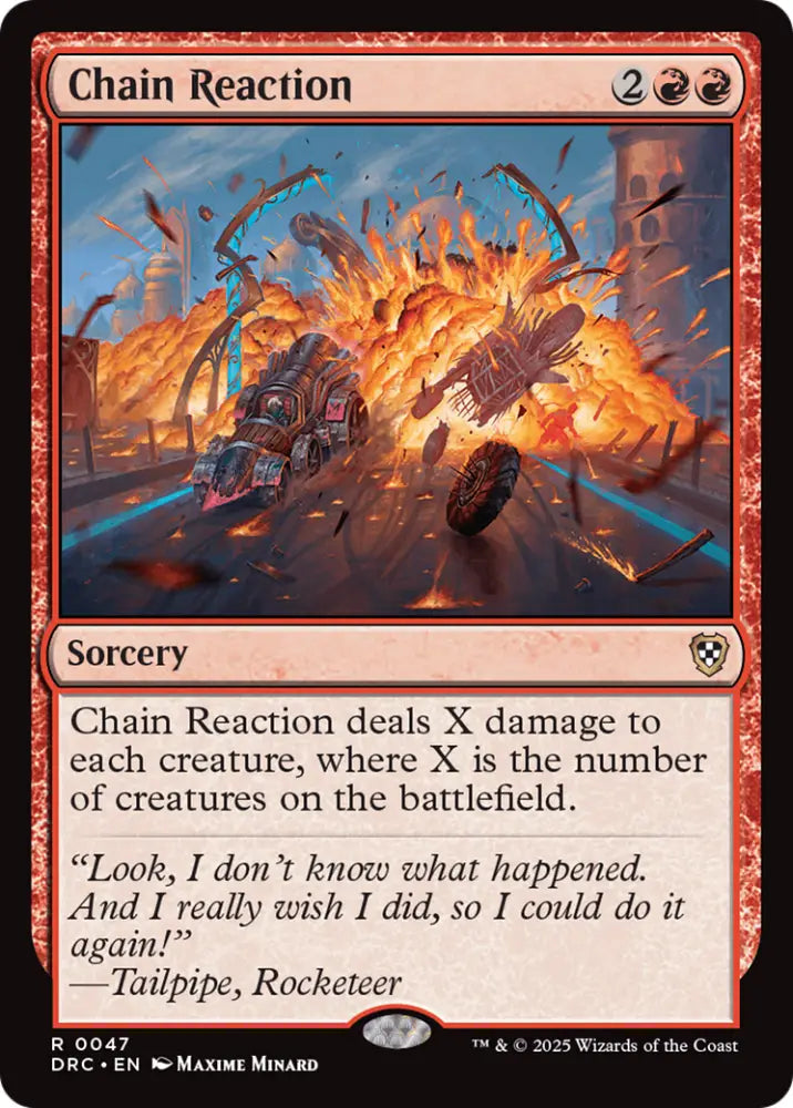 Chain Reaction [Aetherdrift Commander] - MTG Single