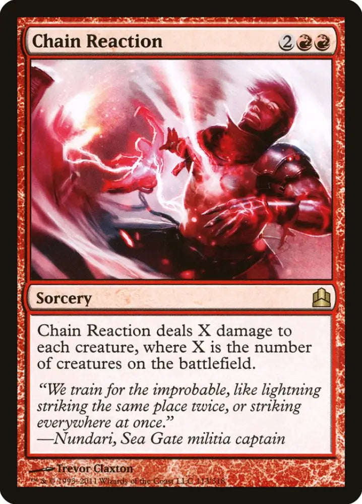 Chain Reaction [Commander 2011] - MTG Single