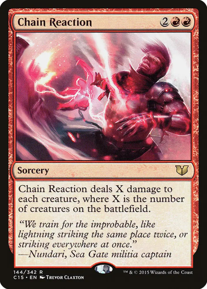 Chain Reaction [Commander 2015] - MTG Single