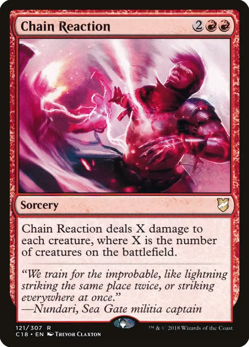 Chain Reaction [Commander 2018] - MTG Single