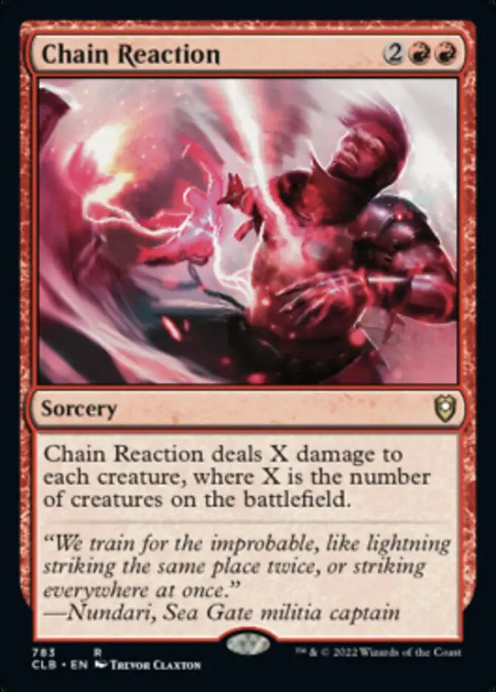 Chain Reaction [Commander Legends: Battle for Baldur’s Gate] - MTG Single