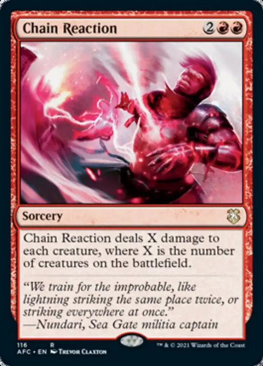 Chain Reaction [Dungeons & Dragons: Adventures in the Forgotten Realms Commander] - MTG Single