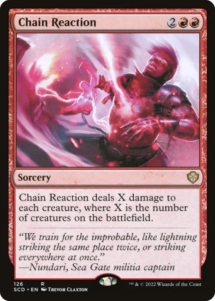 Chain Reaction [Starter Commander Decks] - MTG Single