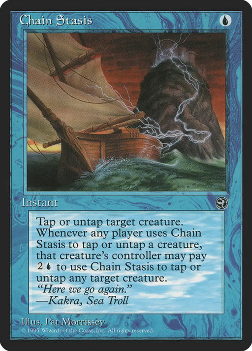 Chain Stasis [Homelands] - MTG Single