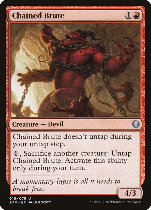 Chained Brute [Jumpstart] - MTG Single