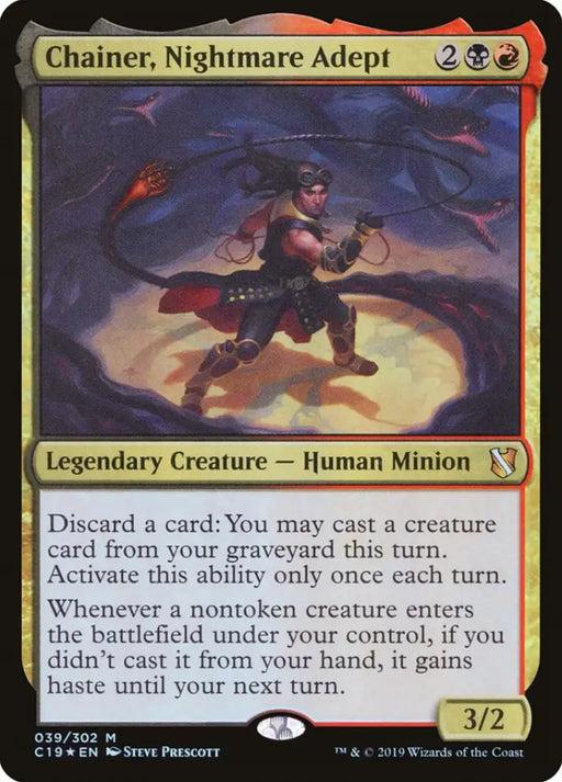 Chainer Nightmare Adept [Commander 2019] - MTG Single