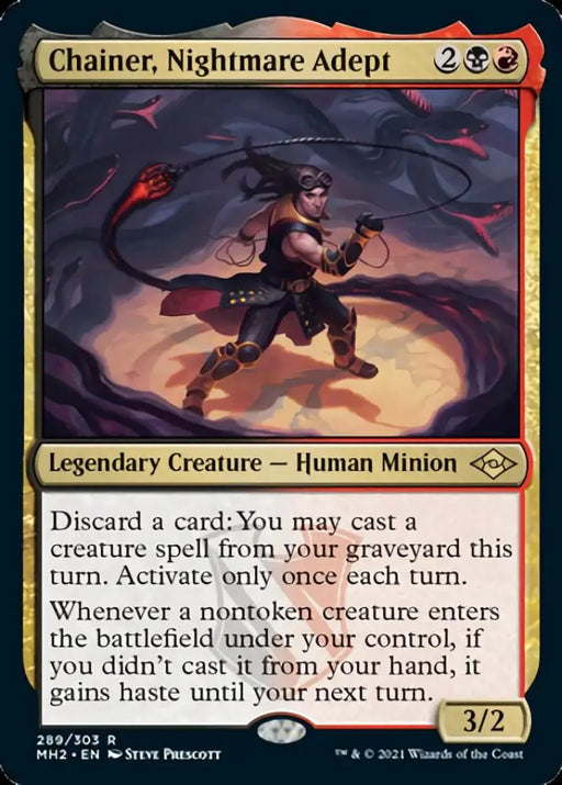 Chainer Nightmare Adept (Foil Etched) [Modern Horizons 2] - MTG Single