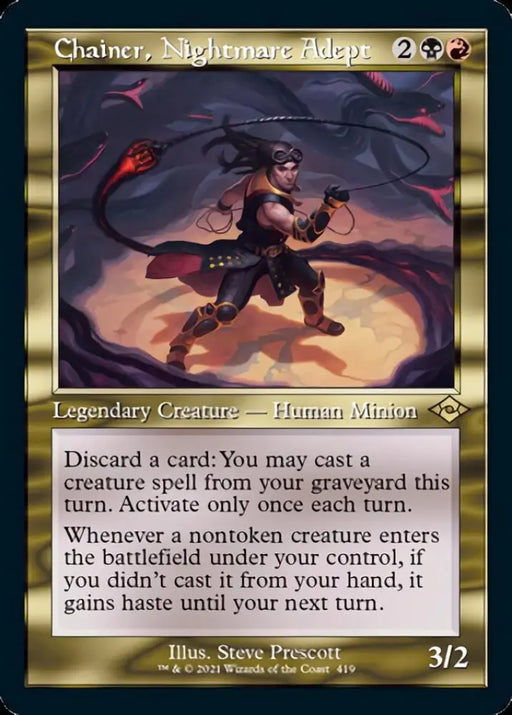 Chainer Nightmare Adept (Retro Foil Etched) [Modern Horizons 2] - MTG Single