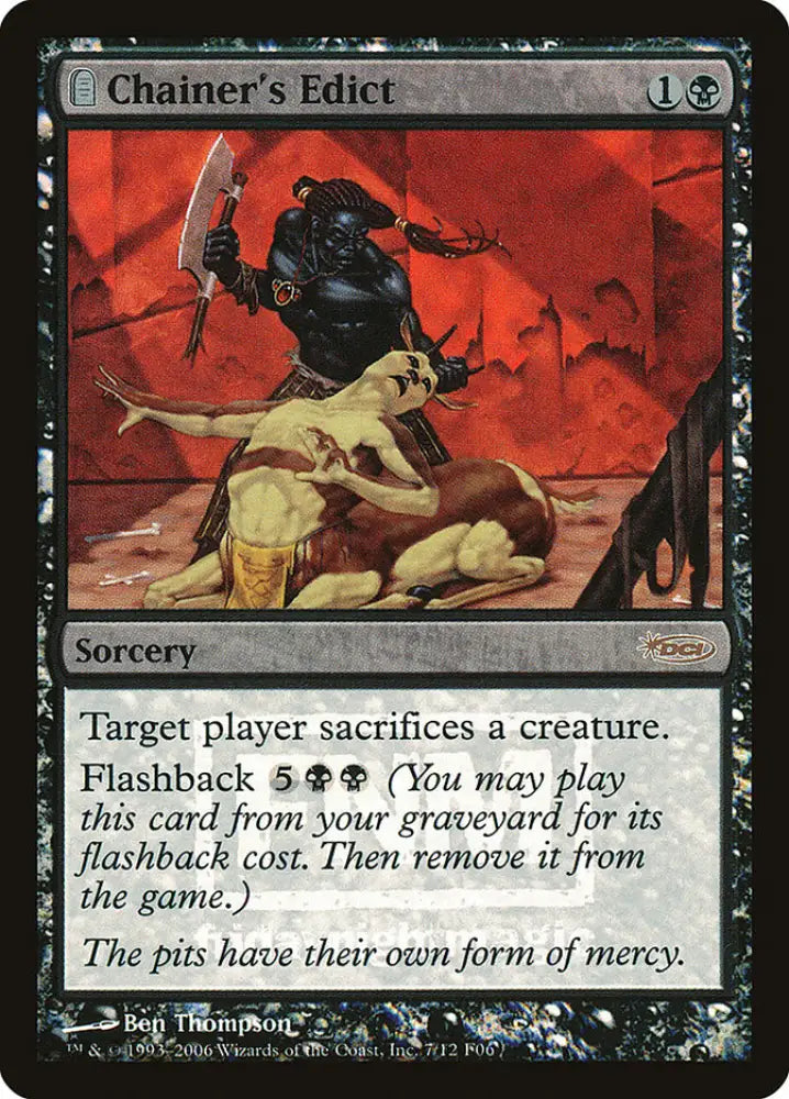 Chainer’s Edict [Friday Night Magic 2006] - MTG Single