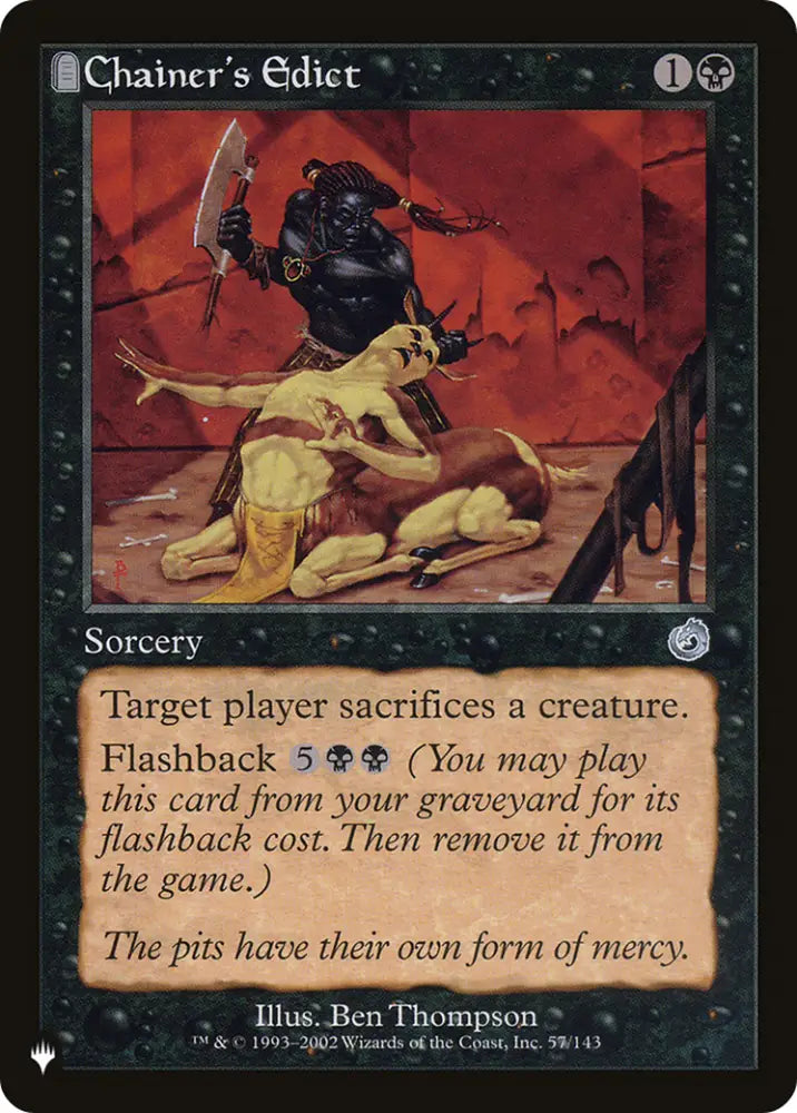 Chainer’s Edict [The List] - MTG Single
