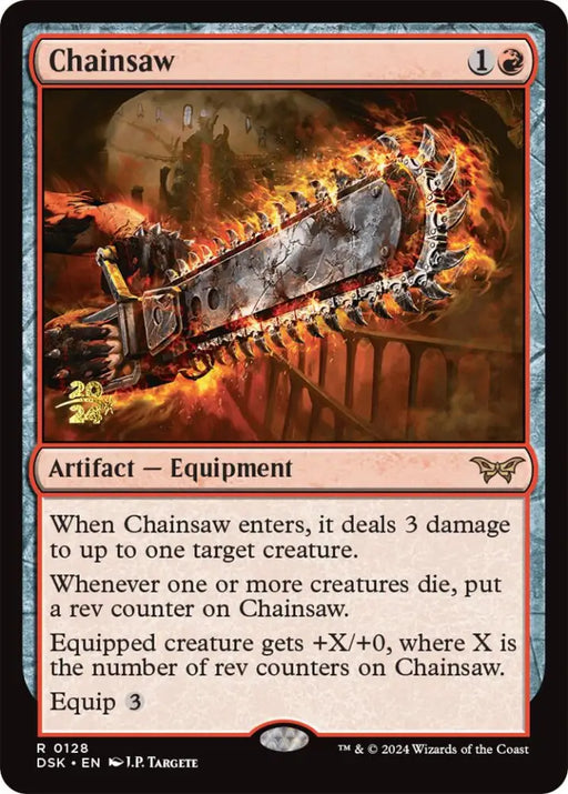 Chainsaw [Duskmourn: House of Horror Prerelease Promos] - MTG Single
