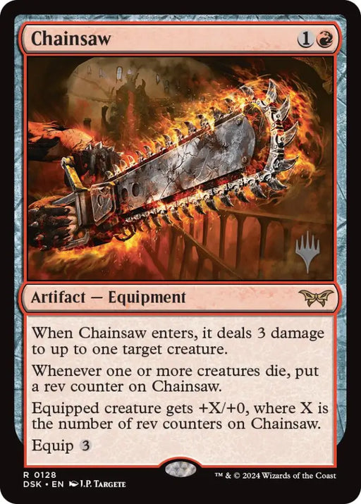 Chainsaw (Promo Pack) [Duskmourn: House of Horror Promos] - MTG Single