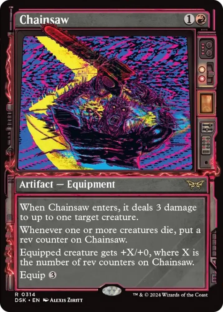 Chainsaw (Showcase) [Duskmourn: House of Horror] - MTG Single