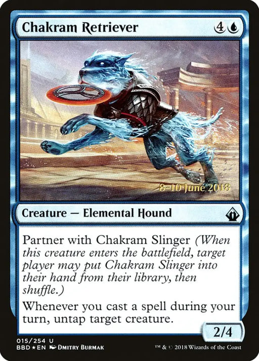 Chakram Retriever (Prerelease) [Battlebond Promos] - MTG Single