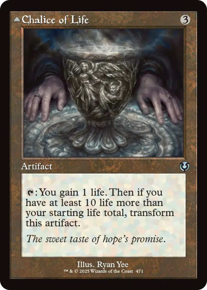 Chalice of Life // Chalice of Death (Retro Frame) [Innistrad Remastered] - MTG Single