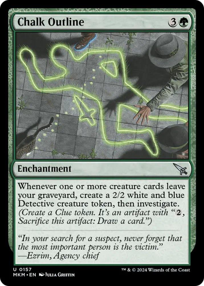 Chalk Outline [Murders at Karlov Manor] - MTG Single