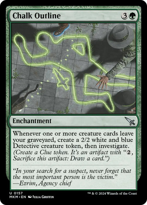 Chalk Outline [Murders at Karlov Manor] - MTG Single