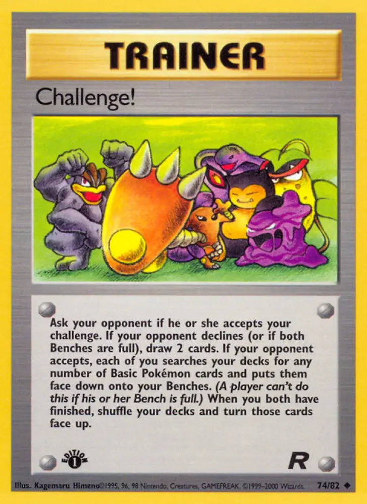 Challenge! (74/82) [Team Rocket 1st Edition] - Pokemon Single