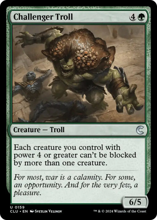 Challenger Troll [Ravnica: Clue Edition] - MTG Single