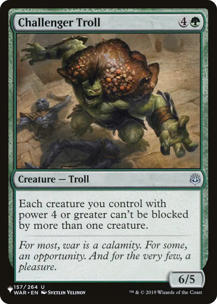 Challenger Troll [The List] - MTG Single