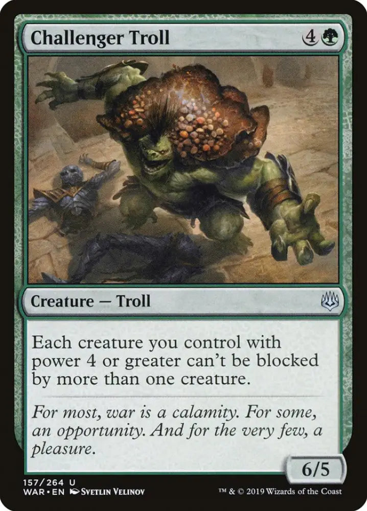 Challenger Troll [War of the Spark] - MTG Single
