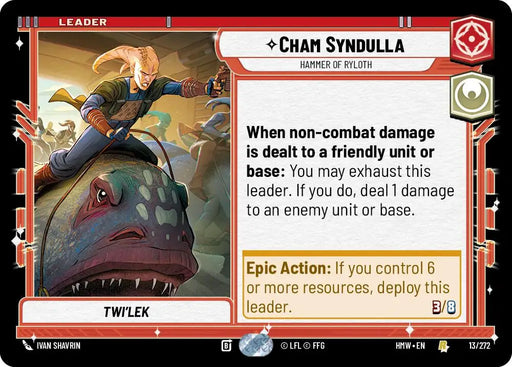Cham Syndulla - Hammer of Ryloth (13/272) [Homeworlds]