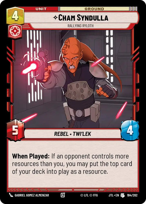 Cham Syndulla - Rallying Ryloth (164/262) [Jump to Lightspeed] - Star Wars: Unlimited Single