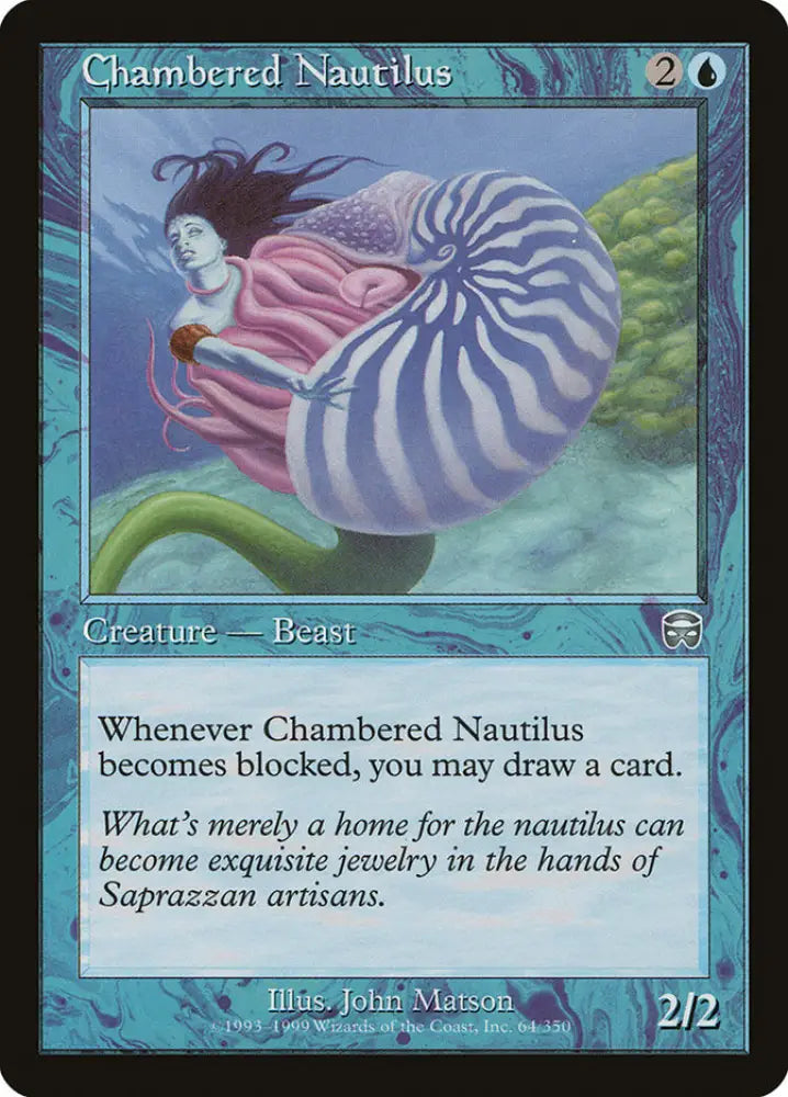 Chambered Nautilus [Mercadian Masques] - MTG Single