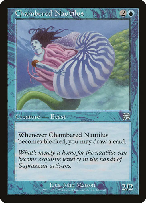 Chambered Nautilus [Mercadian Masques] - MTG Single