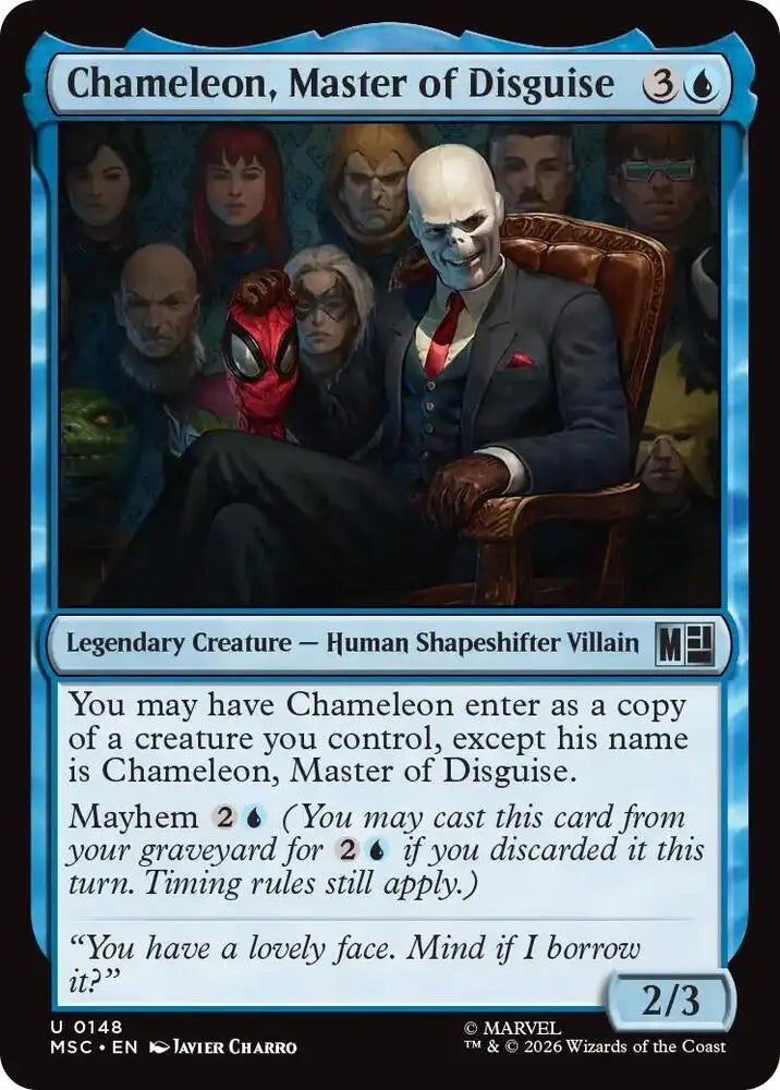 Chameleon, Master of Disguise (Surge Foil) (148) [Marvel Super Heroes Commander]