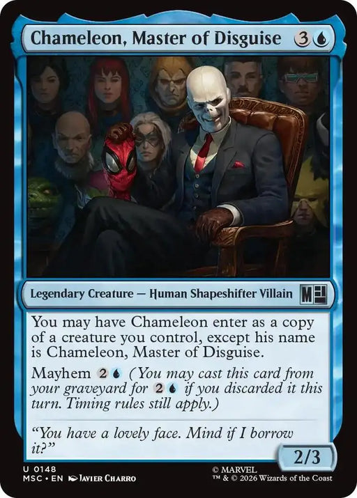 Chameleon, Master of Disguise (Surge Foil) (148) [Marvel Super Heroes Commander]