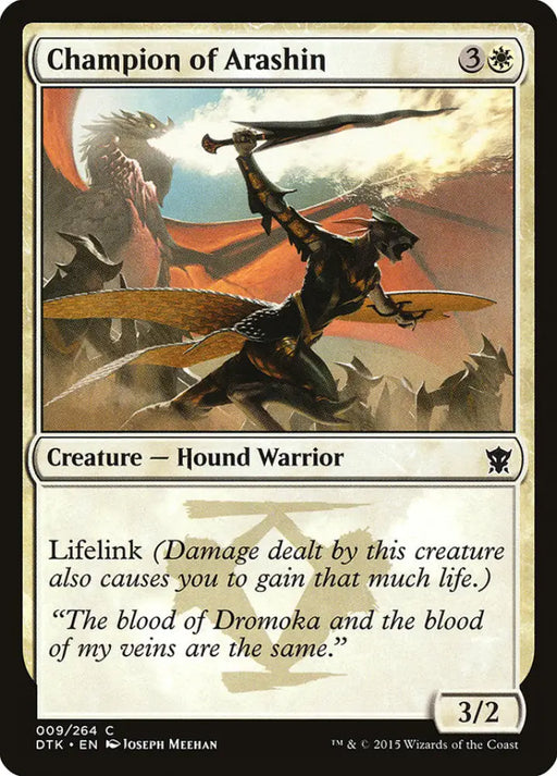 Champion of Arashin [Dragons of Tarkir] - MTG Single