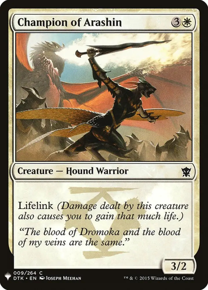 Champion of Arashin [Mystery Booster] - MTG Single