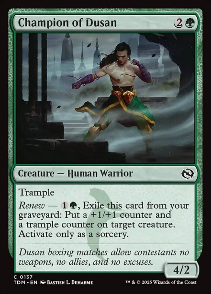 Champion of Dusan (137) [Tarkir: Dragonstorm]