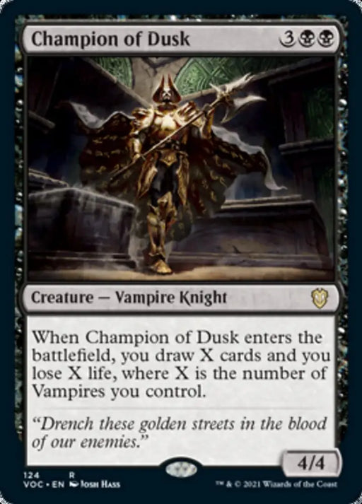 Champion of Dusk [Innistrad: Crimson Vow Commander] - MTG Single