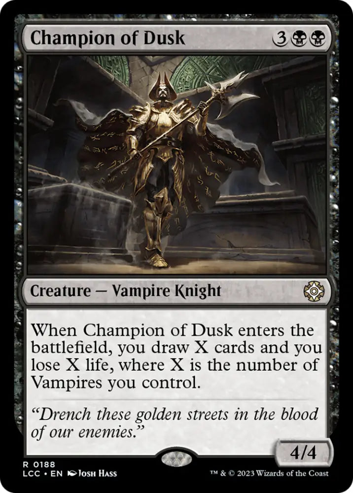 Champion of Dusk [The Lost Caverns of Ixalan Commander] - MTG Single