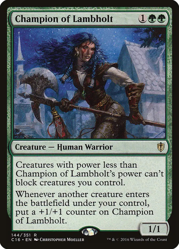 Champion of Lambholt [Commander 2016] - MTG Single