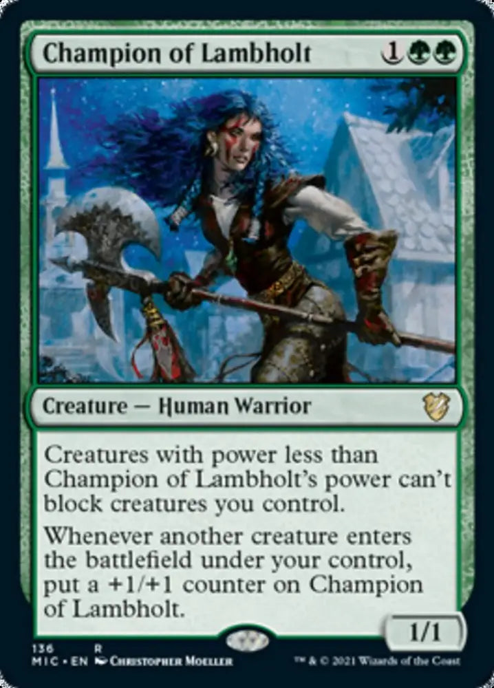 Champion of Lambholt [Innistrad: Midnight Hunt Commander] - MTG Single