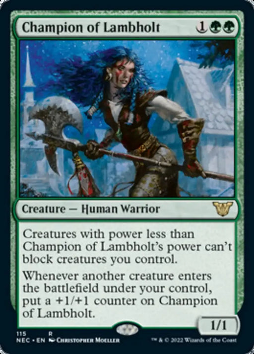 Champion of Lambholt [Kamigawa: Neon Dynasty Commander] - MTG Single