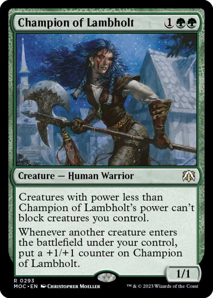 Champion of Lambholt [March of the Machine Commander] - MTG Single