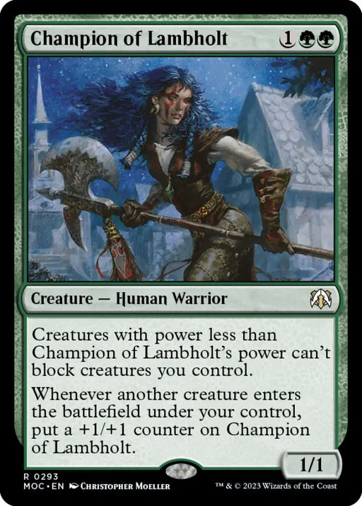 Champion of Lambholt [March of the Machine Commander] - MTG Single