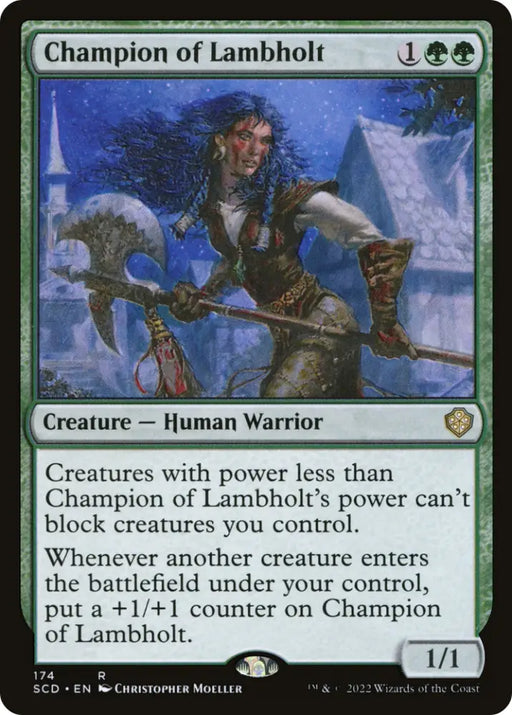 Champion of Lambholt [Starter Commander Decks] - MTG Single