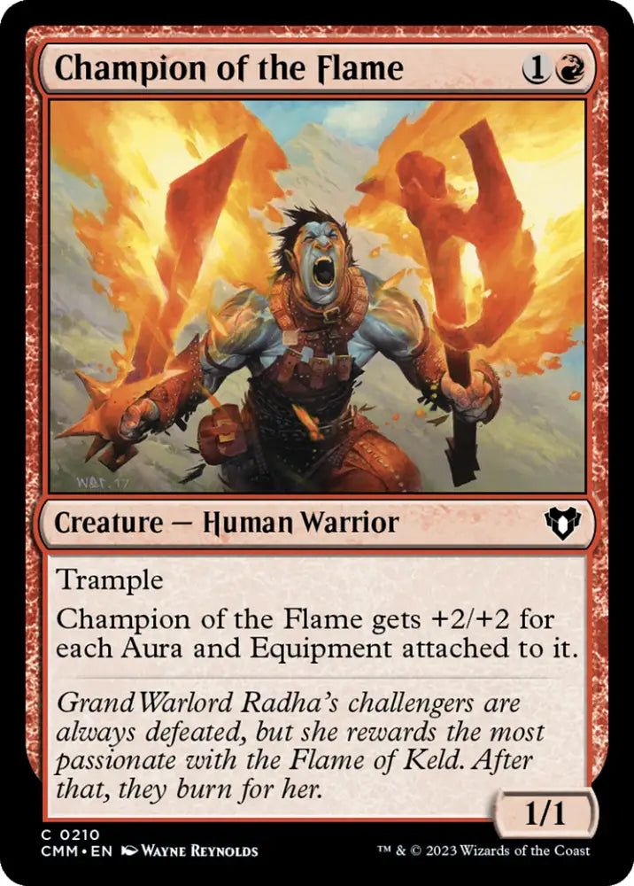 Champion of the Flame [Commander Masters] - MTG Single