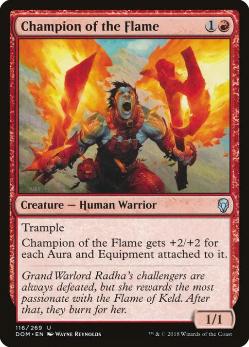 Champion of the Flame [Dominaria] - MTG Single