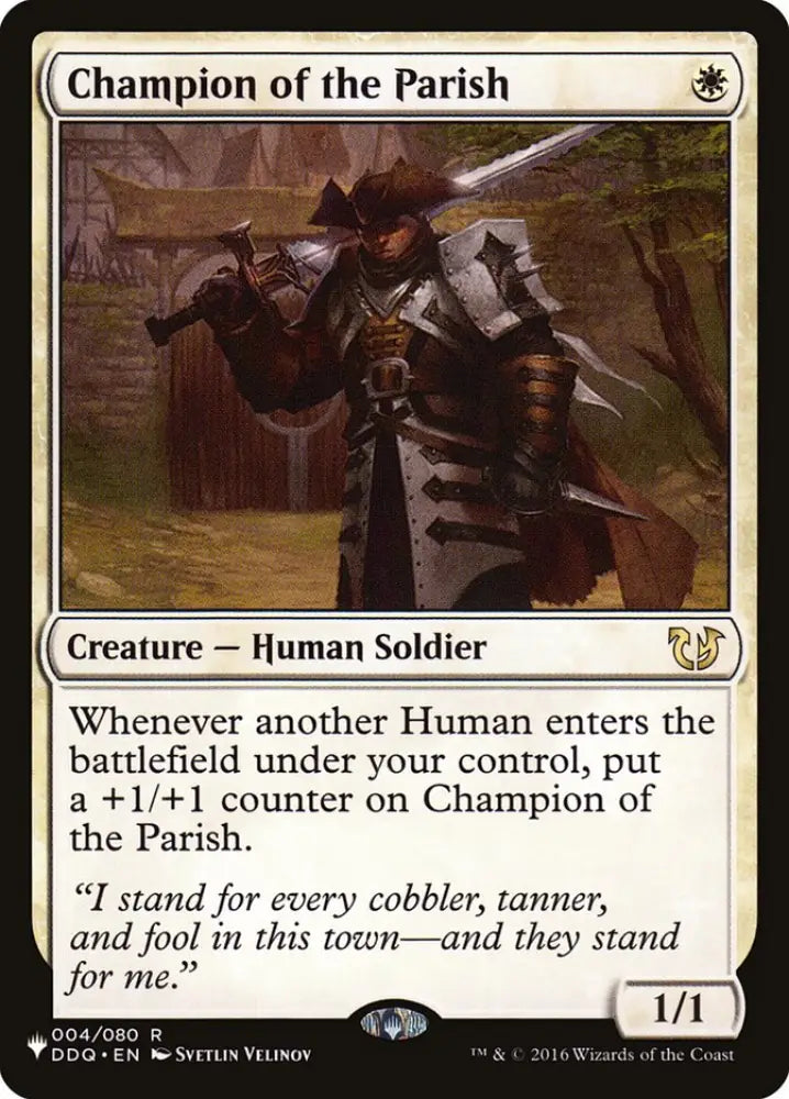 Champion of the Parish [The List] - MTG Single