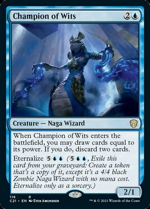 Champion of Wits [Commander 2021] - MTG Single