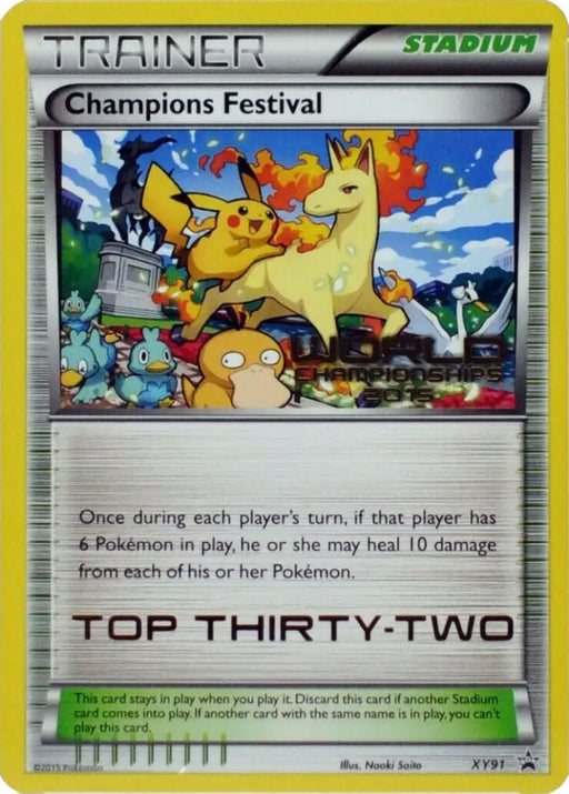 Champions Festival (XY91) (2015 Top Thirty-Two) [XY: Black Star Promos] - Pokemon Single