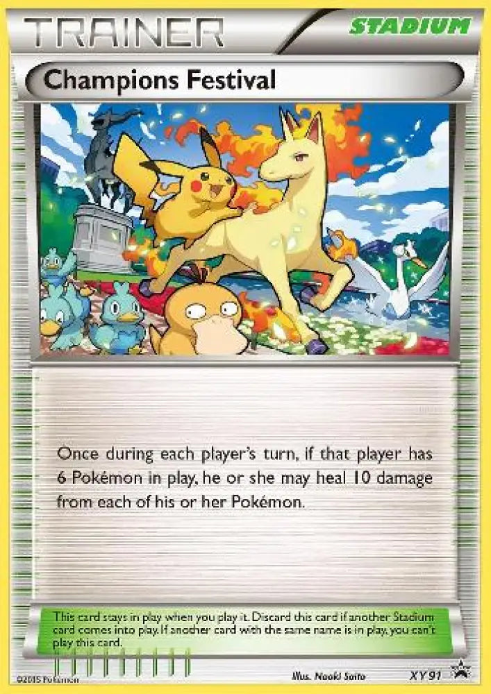 Champions Festival (XY91) (2015) [XY: Black Star Promos] - Pokemon Single