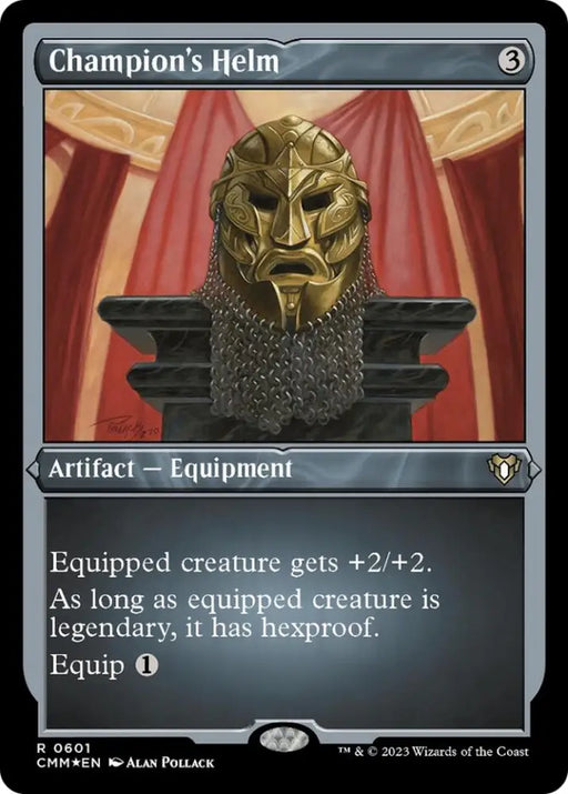 Champion’s Helm (Foil Etched) [Commander Masters] - MTG Single